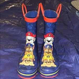 Paw patrol rain boots